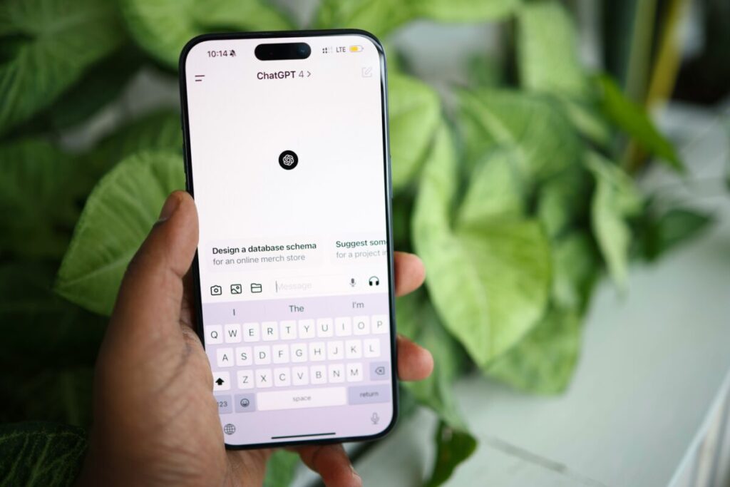 ChatGPTを使っている画像